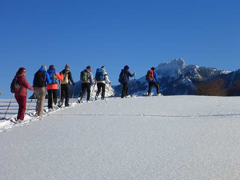 Gmiatlich unter der Woche - Schneeschuhtouren für 55 plus  