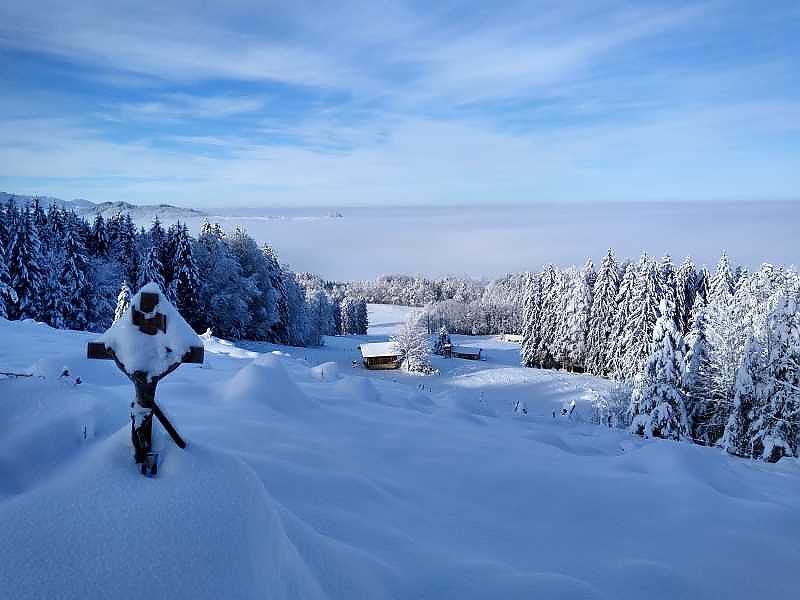 Gmiatlich unter der Woche - Schneeschuhtouren für 55 plus  