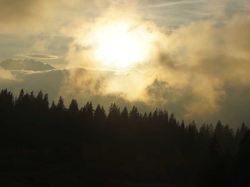 Eine schaurig schöne Nebelwanderung zum Straubinger Haus