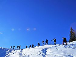 Mittelschwere Schneeschuhtouren - ausgewählt je nach Schneelage