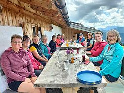 Wanderung zur Almfamilie auf der Bischofsfellnalm