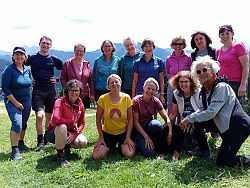 Wanderung zur Almfamilie auf der Bischofsfellnalm